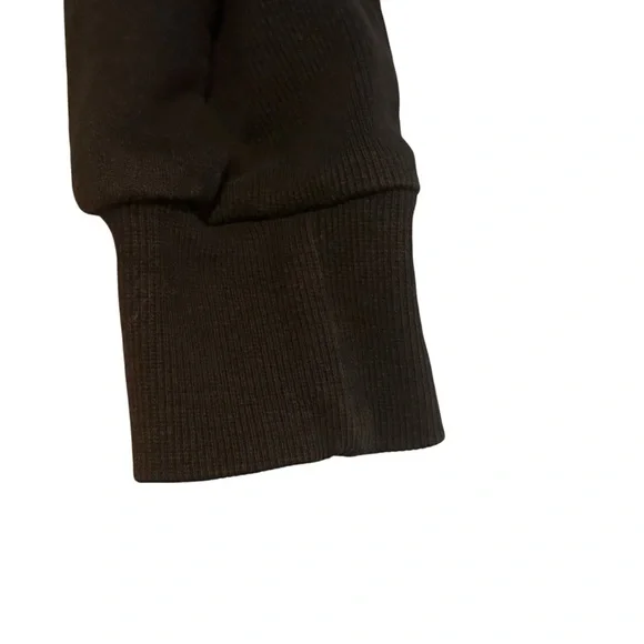 (Sold) Gymshark Cropped Pullover Hoodie-Black-Spellout Graphic-Small - Picture 7 of 13